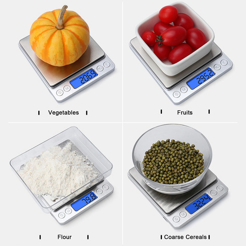 Báscula De Cocina De 3 Kg/0,1 G: Accue Para Cocinar Y Hornea
