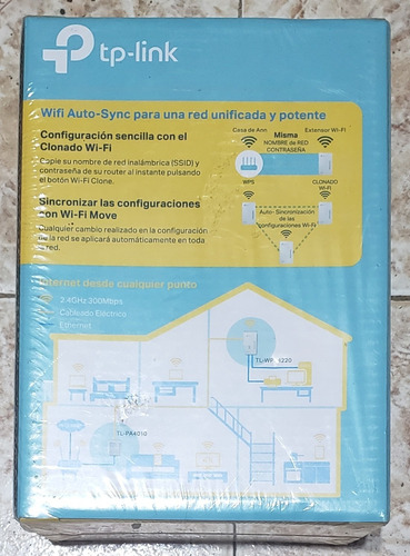 Imagen 3 de 4 de Router Extensor Wifi Por Red Electrica Tp-link Av 600