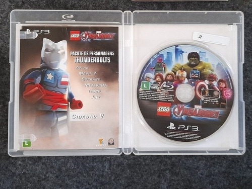 Lego Vingadores Ps3 Mídia Física (Usado)