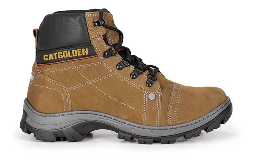 Bota Masculina Cat Original Impermeável Palmilha Gel Oferta