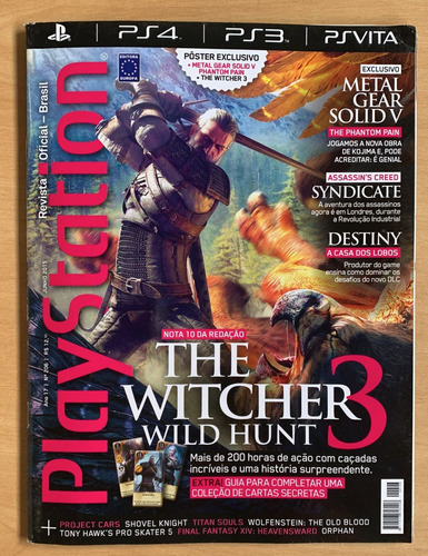 Revista Playstation 206 The Witcher 3 Syndicate Destiny 3289