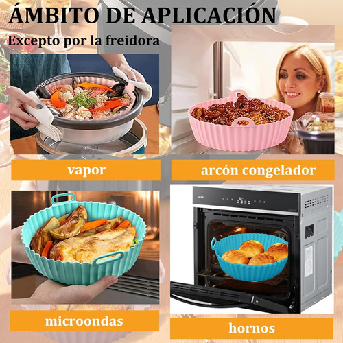 Accesorios De Silicona Para Freidora Reutilizables 4 Piezas