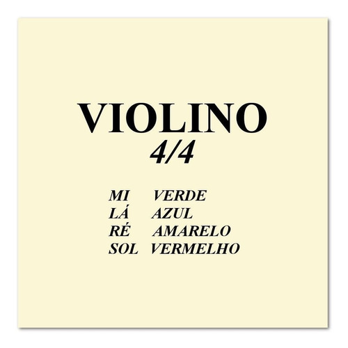 Jogo De Cordas Encordoamento Para Violino 4/4 Mauro Calixto