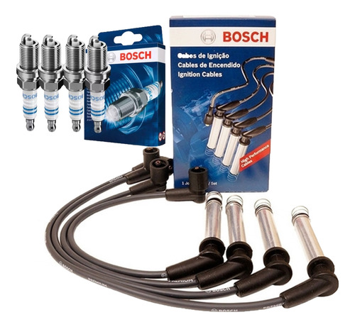 Kit Cables Y Bujias Bosch P/ Chevrolet Corsa 2