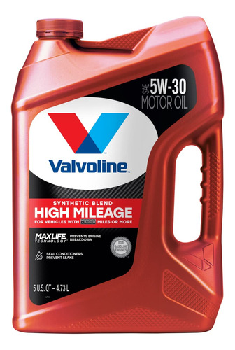 Valvoline - Aceite De Motor De Mezcla Sintetica Sae 5w-30 De