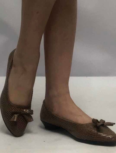 Zapatos Chatitas Mujer Nro 36 Ecocuero Perfectas Estrenado