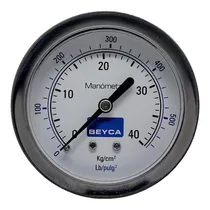 Comprar Manómetro 40 Kg 63mm Rosca 1\u002F4 Posterior Gas Aire Agua Beyca