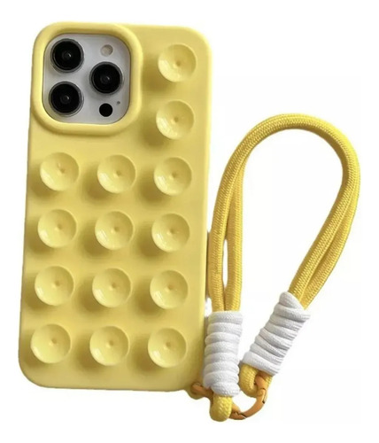 Funda De Teléfono De Silicona Con Ventosa Para