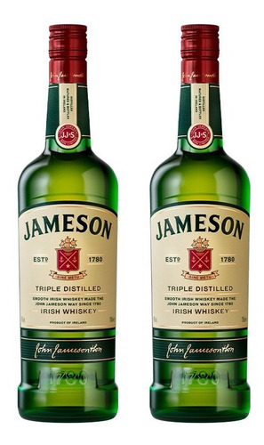 Combo Whiskey Jameson Irlandés 700ml X2