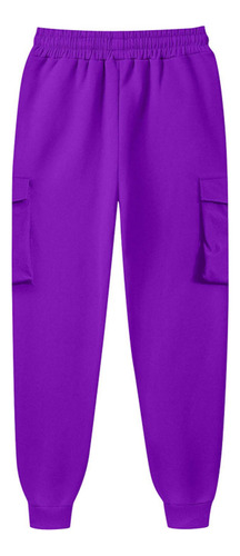 Pantalones A La Moda Para Mujer Con Cordones Y Bolsillos