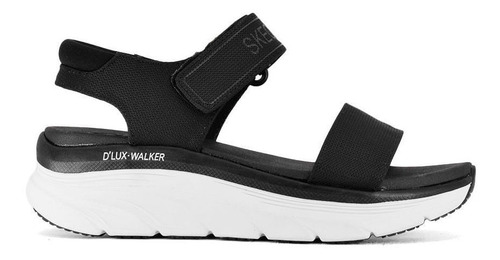 Sandalia Casual Skechers D'lux Walker New Block Black