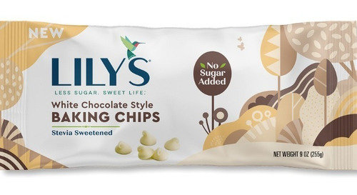 Lily´s Chispas De Chocolate Blanco Con Stevia 255g