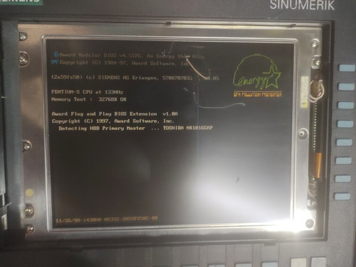 Siemens Sinumerik 6fc5210-0da20-2aa1 De Uso. (Usado)