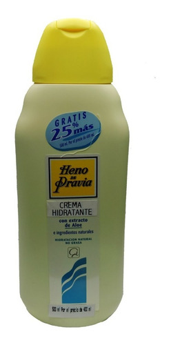 Set 6pzas Crema Hidratante Heno D Pravia Extracto Aloe 500ml