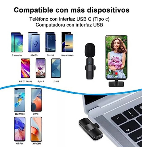 Micrófono Inalámbrico Buytiti K8 Lavalier Type C