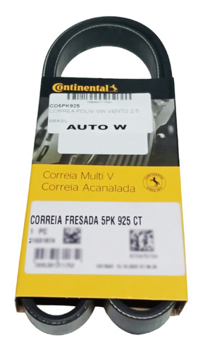 Correa Poli V Vw Vento 2.5 5pk925