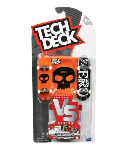 Tech Deck - Kit 2 Skate De Dedo Com Obstáculo E Card Zero