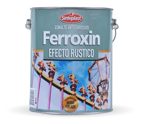 Esmalte Anticorros. Ferroxin X 4 Lt Plata Prestigio