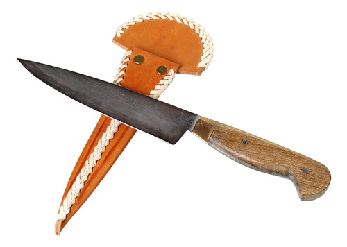 Cuchillo Cabo Madera Vaina Lisa 14 Cm Entrerriano 