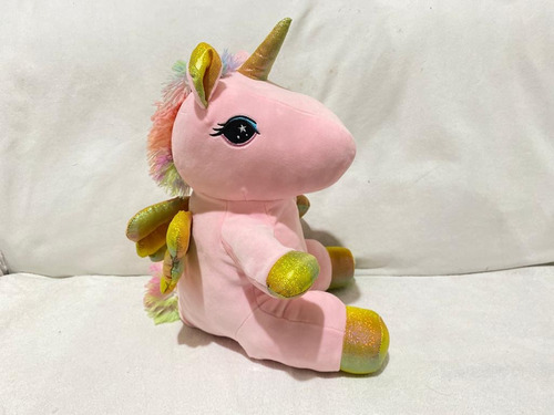 Peluche Unicornio Varios Colores Suave De 38 Cm Kidzotime