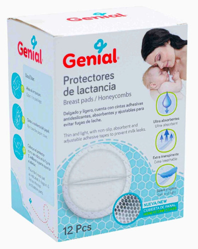 Protector De Lactancia Genial 12und