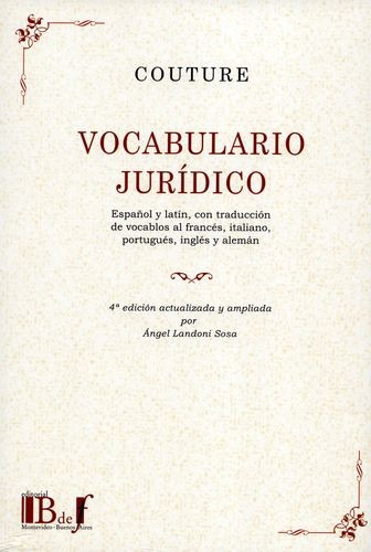 Libro Vocabulario Jurídico