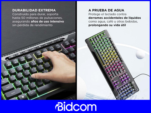 Teclado Gamer Onikuma Retroiluminado Rgb A Prueba De Agua