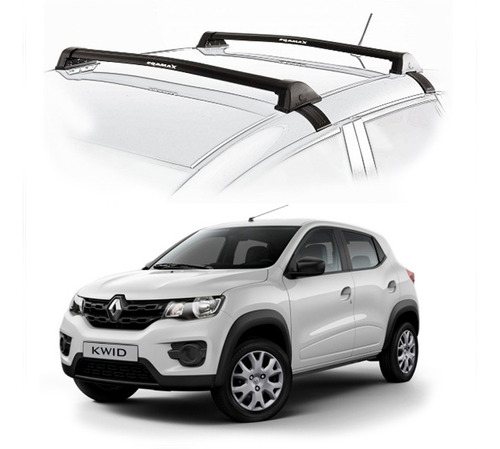 Barras De Techo Eqmax New Wave Aluminio Renault Kiwd 2017-20