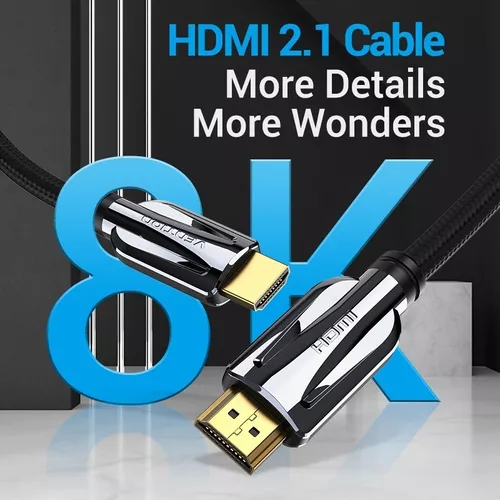 Cable Hdmi A Hdmi 2.1 8k 60hz 4k 120hz 1 Mts Uhd Hdr 48gb
