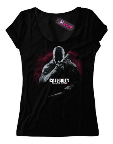 Remera Mujer Call Of Duty Black Ops 2  Ca41 Dtg Premium