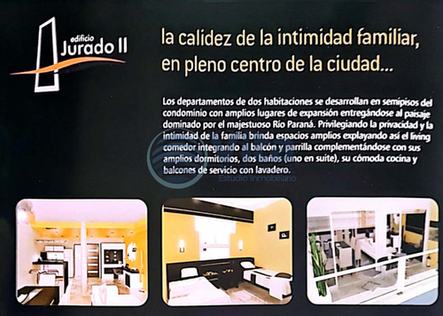 Departamento En Venta 2 Dorm Edif. Jurado Ii - Posadas