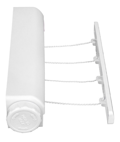 Tendedero Retráctil Plegable Pared Interior Exterior 4líneas Tendedero Retráctil Plegable Pared Interior Exterior 4líneas
