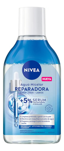 Agua Micelar Reparadora Infusionada +5% Sérum Nivea 400ml