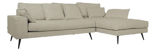 Sofa De Tela Seccional Lumi - Nihm - Beige