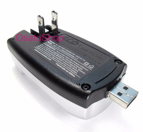 Carregador Usb + 2 Pilhas Aaa 850mah Ecomania Original