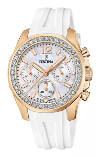 F20601/1 Festina Reloj Mujer Dorado Cuarzo Acero Classics Chapado