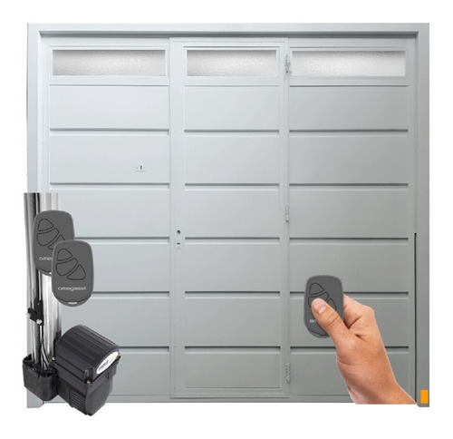 Portón Levadizo Automático 2,70 X 2,35 Puerta Ventiluces Apl