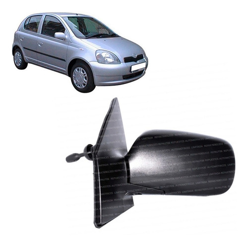 Espejo Izquierdo Para Toyota Yaris Echo 2003 Manual 