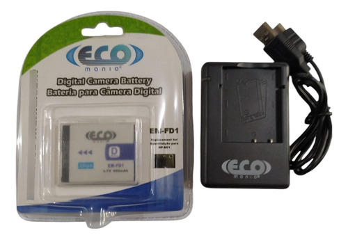 Kit Bat-eria Em-fd1/np-bd1 + Em-bcbd1 Para Cameras Dsc-tx1
