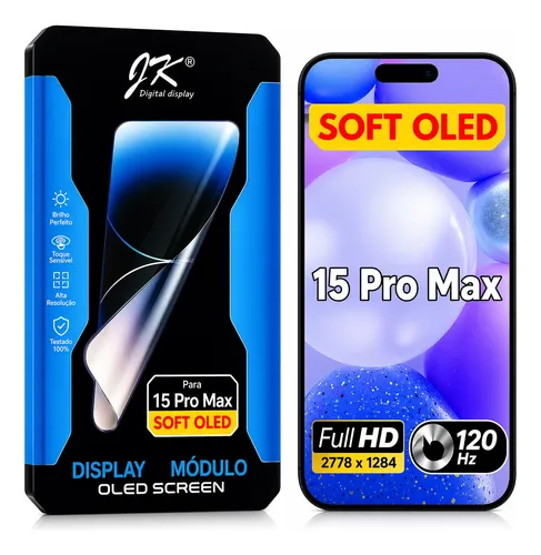 iPhone 15 Pro Max有機EL OLED フロントパネル Tela Display Premium Frontal Iphone 15 Pro Max Soft Oled