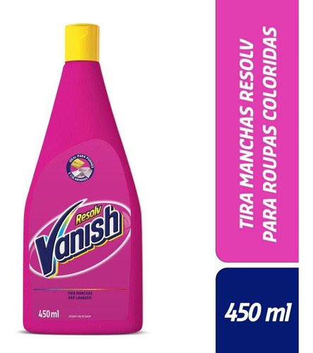 Tira-manchas Líquido Pré-lavagem Vanish Resolv Squeeze 450ml