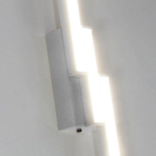 Arandela Fit Alx127 Luz Direta Bivolt 50cm Luminalux Casa Estrutura Branco