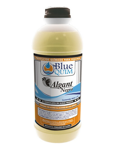  Algicida Algant Negro Blue Quim 1 L Alga Negra Albercas