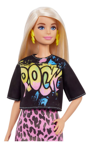 Barbie Fashionista 155 com longos cabelos loiros