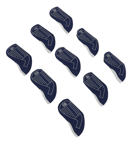 Fundas Protectoras Club Iron Head, 9 Unidades, Fundas Antipo