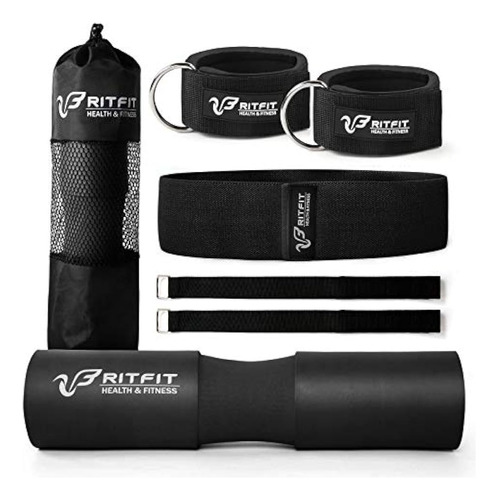 Ritfit Actualizado 7 Pack Barbell Squat Pad Set Con Banda De