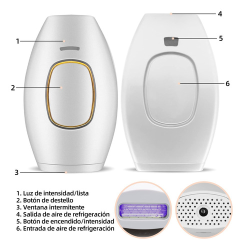 Depiladoras De Luz Pulsada, Flashes Depilación Laser Ipl