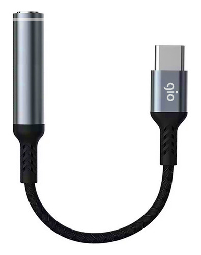 Gio Cable Adaptador Usb Tipo C A Jack Plug 3.5mm Hembra