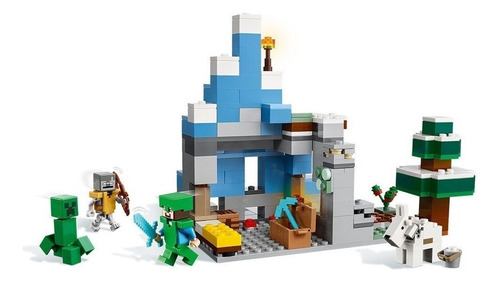 Kit De Construcción Lego Minecraft Picos De Hielo 21243 304