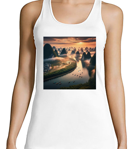 Musculosa Mujer Guilin Paisajes Karsticos Increibles M3